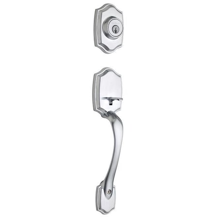 Kwikset Belleview SGL CYL Exterior Handleset Sma 687BWLIP-26DS.DS
